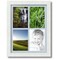 ArtToFrames Collage Photo Picture Frame with 4 - 5x7 inch Openings, Framed in White with Over 62 Mat Color Options and Regular Glass (CSM-3966-2153)